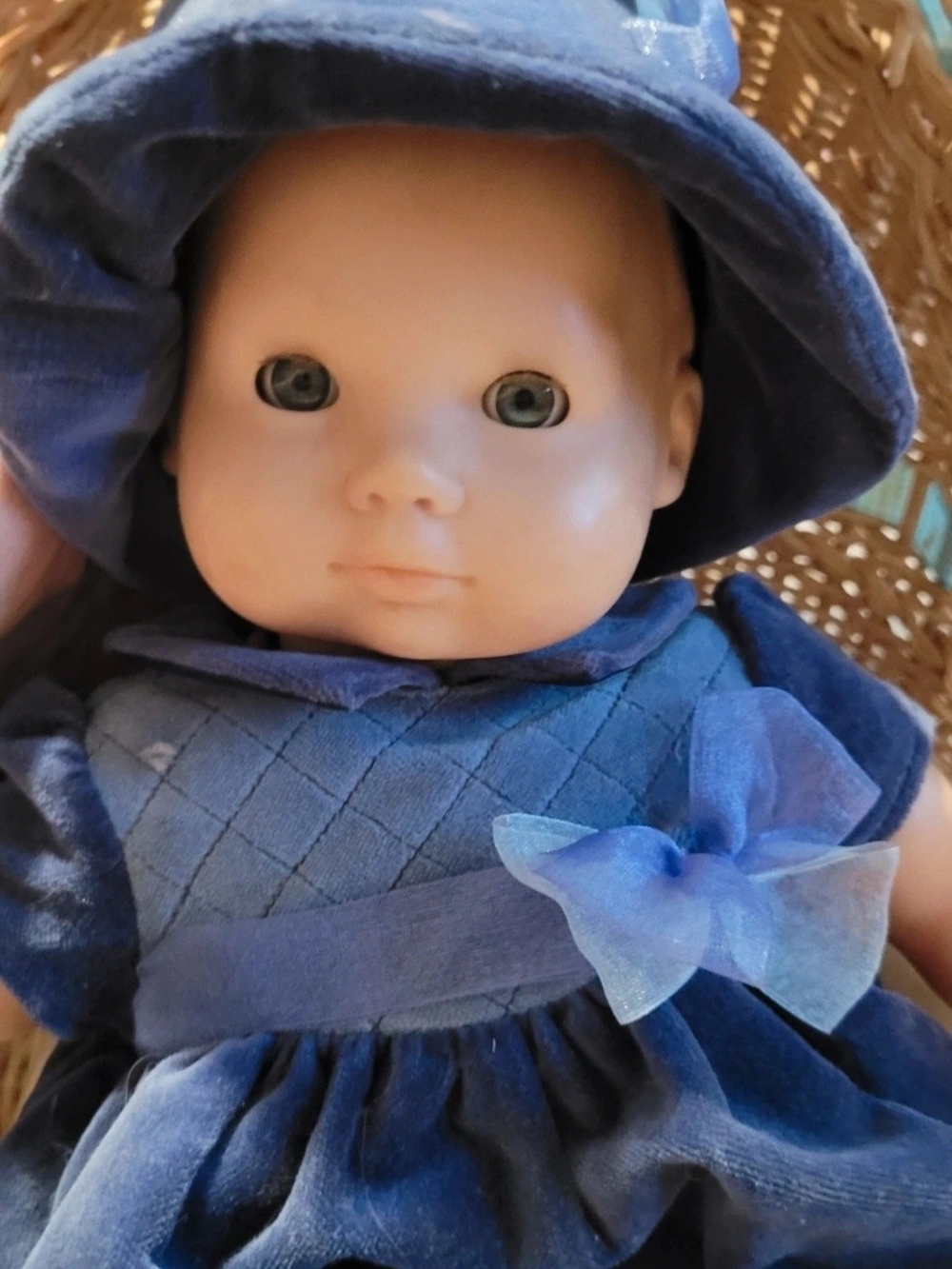 American Girl Bitty Baby doll with bassinet - Picture 5 of 10